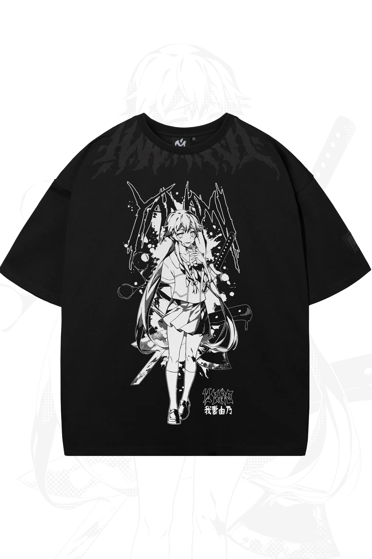 Оверсайз футболка Юно [BLACK]